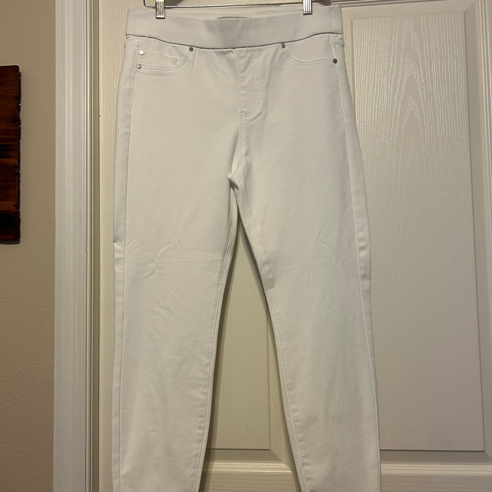 Liverpool White Ankle Skinny Pants